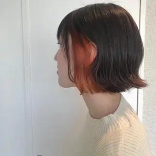 ショート カラー 透明感カラー/ 寺田千雅子のヘアスタイル