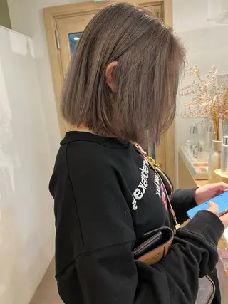 ミディアム カラー kakeru/ボブ パーマ/レイヤーのヘアスタイル