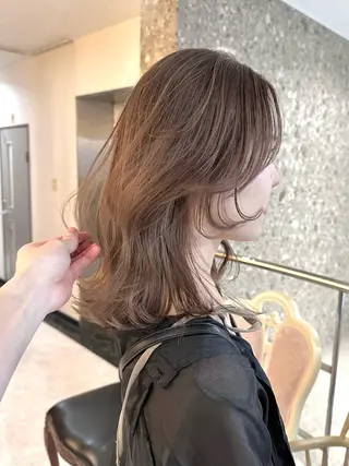 ミディアム Piaコータロー ハイトーン&‪ボブのヘアスタイル