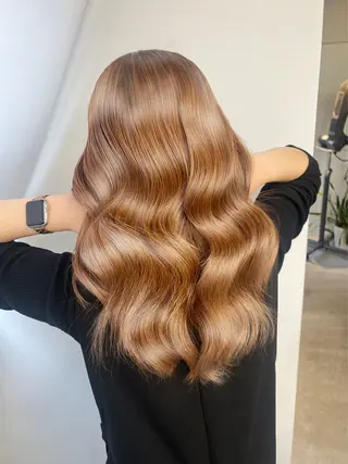 ロング 当日予約◎/艶カラー /縮毛矯正/雨森大晃のヘアスタイル