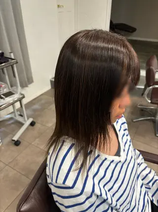 セミロング カラー 西村 佳凜のヘアスタイル