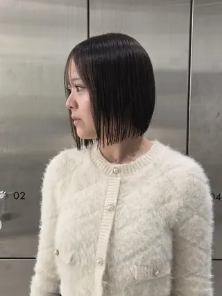 カラー ミディアム ill 天神大名所属・YOKUTO✨ ︎/透明感カラー⭐️のヘアスタイル