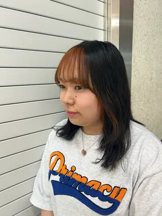 ミディアム カラー 坂本奈都美 🎀のヘアスタイル