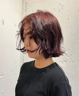 ショート カラー パーマ ヘアアレンジ メンズ キッズ ✴︎UNU ✴︎モエカのヘアスタイル