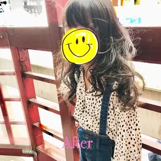 キッズ ママ美容師 ＊ヒマワリのヘアスタイル