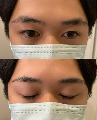 メンズ アイブロウ Hair&Make Nahoのマツエク・マツパデザイン