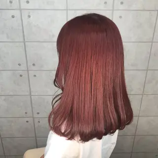 セミロング カラー knock【ノック】所属・烏丸韓国ヘア🇰🇷 ayaka🎀のヘアスタイル