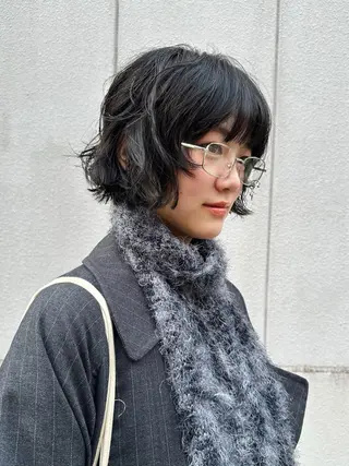 パーマ tuna   トゥナ所属・藤川 暖士のヘアスタイル