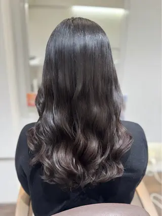 セミロング ボブパーマ/コテ巻き パーマ🌼杉田 萌恵のヘアスタイル