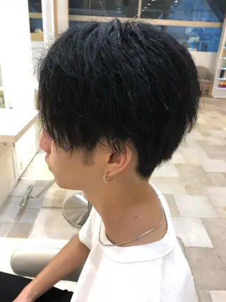 ショート ヘアアレンジ メンズ メンズパーマ特化/ KAORU/店長のヘアスタイル