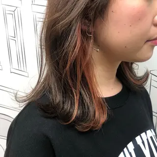 ミディアム カラー レイヤー,ボブ / 彩未のヘアスタイル