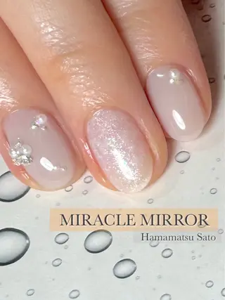 ネイル ミラクルミラー 町野のネイルデザイン