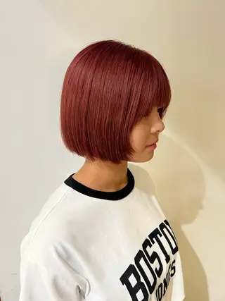 ショート カラー 🌝ぷる艶ハイトーン 柔らかヘア🍅まあやのヘアスタイル