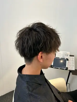 ショート パーマ メンズ レイフィールド観光通り店所属・Ryo ⭐︎のヘアスタイル