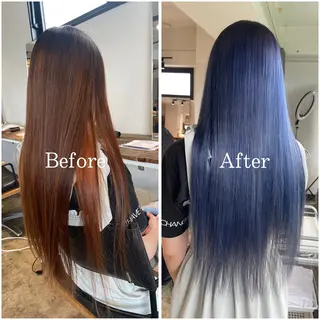 ロング カラー ムラ修正/ ハイトーン💖Riaのヘアスタイル