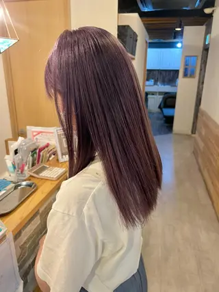 セミロング hair＆make LAMP所属・LAMP mashiroのヘアスタイル