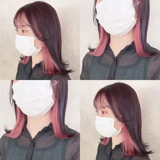 カラー 渋谷:インナーカラー ／🍒エリカ🍒のヘアスタイル