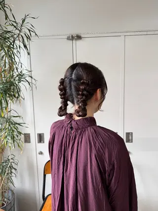 ヘアアレンジ 森田遥奈/透明感カラ ー/似合わせカットのヘアスタイル