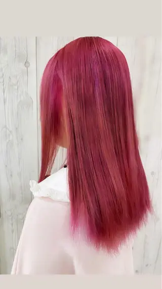 カラー 名古屋のピンク好き かずくん🦩のヘアスタイル