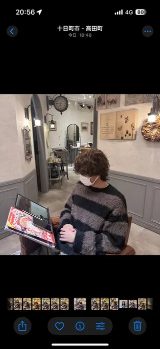 カラー メンズ 美容casita カシータ所属・Nagumo Mizukiのヘアスタイル