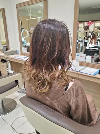 ミディアム カラー 中村 和貴 ＜Ash津田沼＞のヘアスタイル