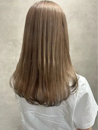 セミロング カラー LUNON/田河優花 /デザインカラーのヘアスタイル