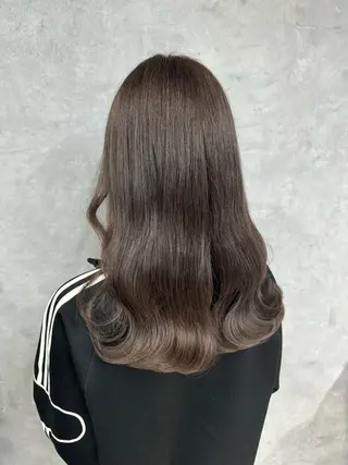 セミロング フィーネ 池袋所属・sayaka 池袋店/カットモデルのヘアスタイル