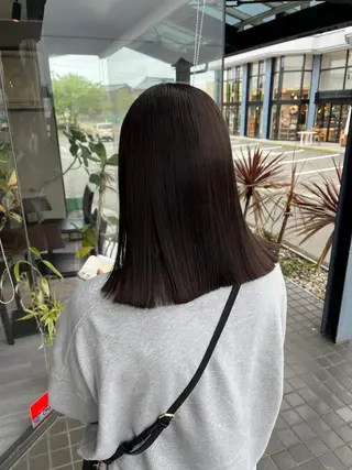 セミロング alu所属・alu yuinaのヘアスタイル