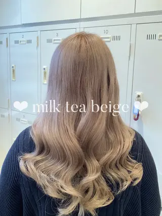 ロング カラー 𝐲𝐮𝐮𝐦𝐢 エクステ/ 艶カラーのヘアスタイル