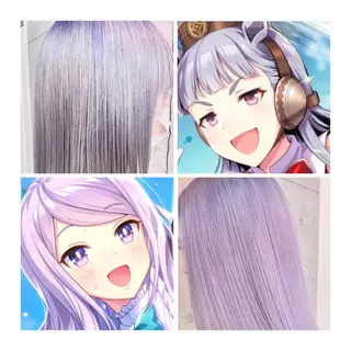 セミロング カラー GARU-ガル-所属・TSUNO🦖 派手髪/オタク美容師のヘアスタイル