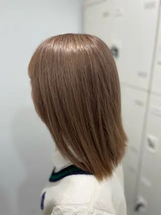 ロング カラー ハイトーンカラー 🦄レイヤーカットのヘアスタイル