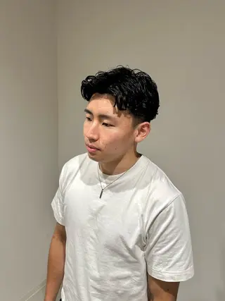ショート パーマ メンズ メンズパーマ達人/ フェード/イツキのヘアスタイル