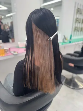 ロング 透明感ヘア/ベージュ 🩶shiho🩶のヘアスタイル