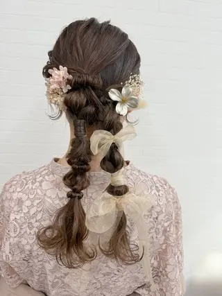 ヘアアレンジ GRANLUSSO 〜グランルッソ駅前店所属・木口 嘉美のヘアスタイル