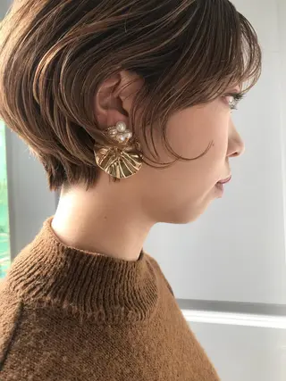 ショート カラー suvvy hairsalonのヘアスタイル
