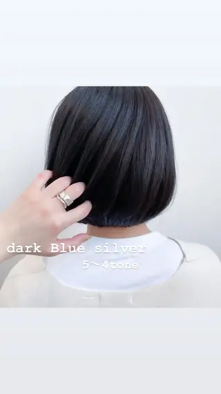 ショート カラー ヘアアレンジ ミニボブ/ブリーチ 🌈MISATOのヘアスタイル