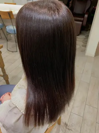 ロング 勝野 優佳のヘアスタイル