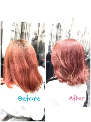 ミディアム カラー Annon プライベートサロンのヘアスタイル