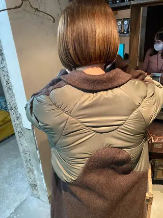 ショート カラー お任せヘア☘️☘️ 及川渚のヘアスタイル