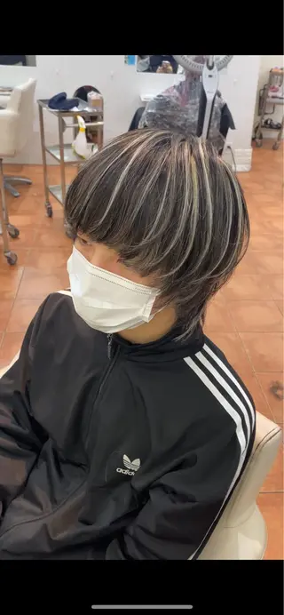 ショート カラー メンズ JEWIL SHIBUYAのヘアスタイル