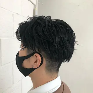 パーマ メンズ NeF所属・miku🌿‬ メンズバレイヤージュのヘアスタイル