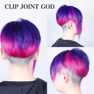 ショート カラー 今泉 周のヘアスタイル