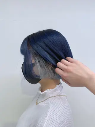 ショート カラー ブリーチカラー 🩵MIZUKIのヘアスタイル