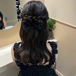 セミロング カラー ヘアアレンジ 🫧tomoka 透明感カラー🫧のヘアスタイル