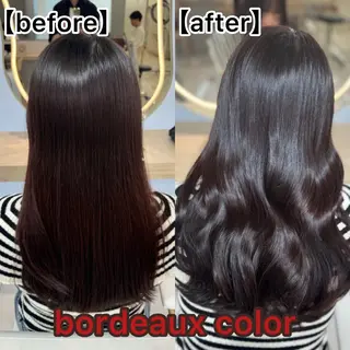 セミロング 韓国レイヤー/ 顔まわり/西野和裕のヘアスタイル