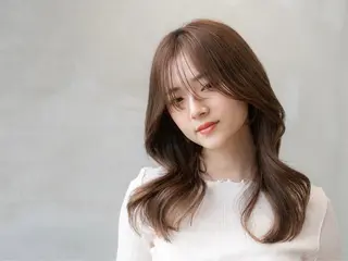 ミディアム 天神/透明感カラー ツヤ髪/nonokaのヘアスタイル