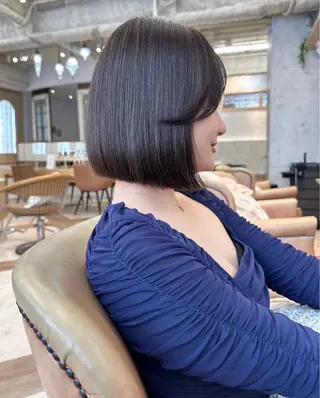 ショート カラー レイヤーカット/髪質 改善/矯正🤍吉田のヘアスタイル