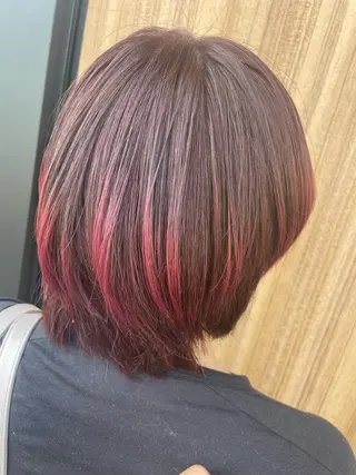 カラー 小澤 璃奈のヘアスタイル