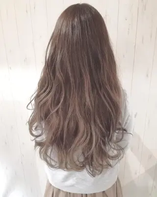 ロング カラー 西川 敏夫のヘアスタイル