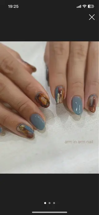 ネイル arm in arm ︎✿Yamamotoのマツエク・マツパデザイン